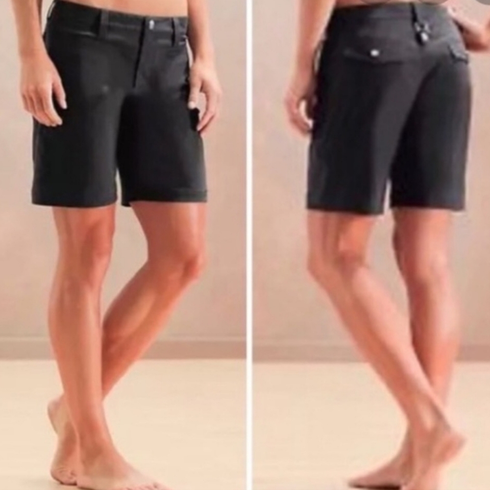 Athleta Black Dipper Bermuda Shorts